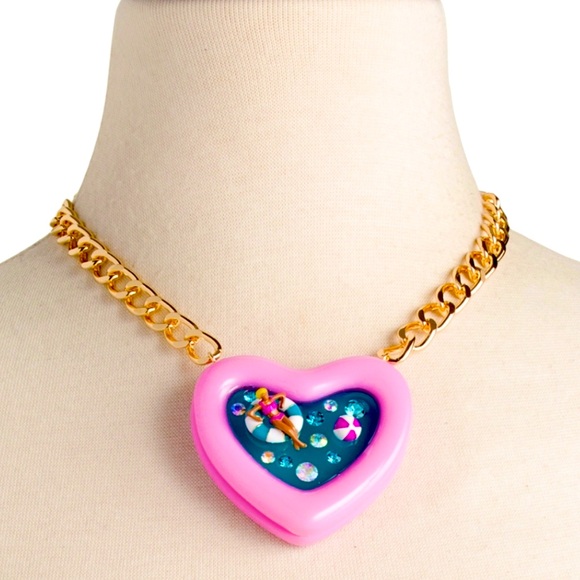 Betsey Johnson Pool Party Necklace NWT - Picture 3 of 5